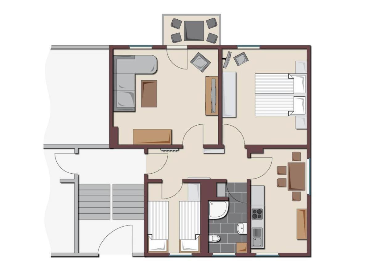 Apartmán Haus Auguste, Kormoran Rostock Exteriér fotografie